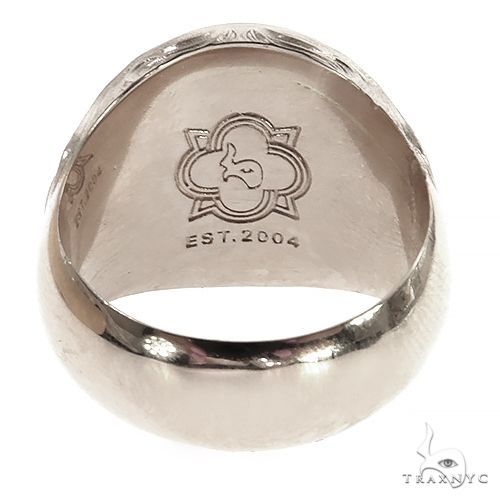 .925 Silver Wave Ring 68890 - Image 4