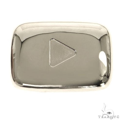 .925 Silver YouTube Pendant 68523 - Image 1