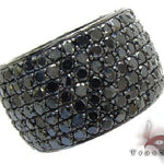 .925 Sterling Silver Black Diamond Infinity Band 63880 - Image 1