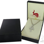 .925 Sterling Silver TraxNYC's Mystique Ankh Cross Crucifix Franco Chain S 61366 - Image 6