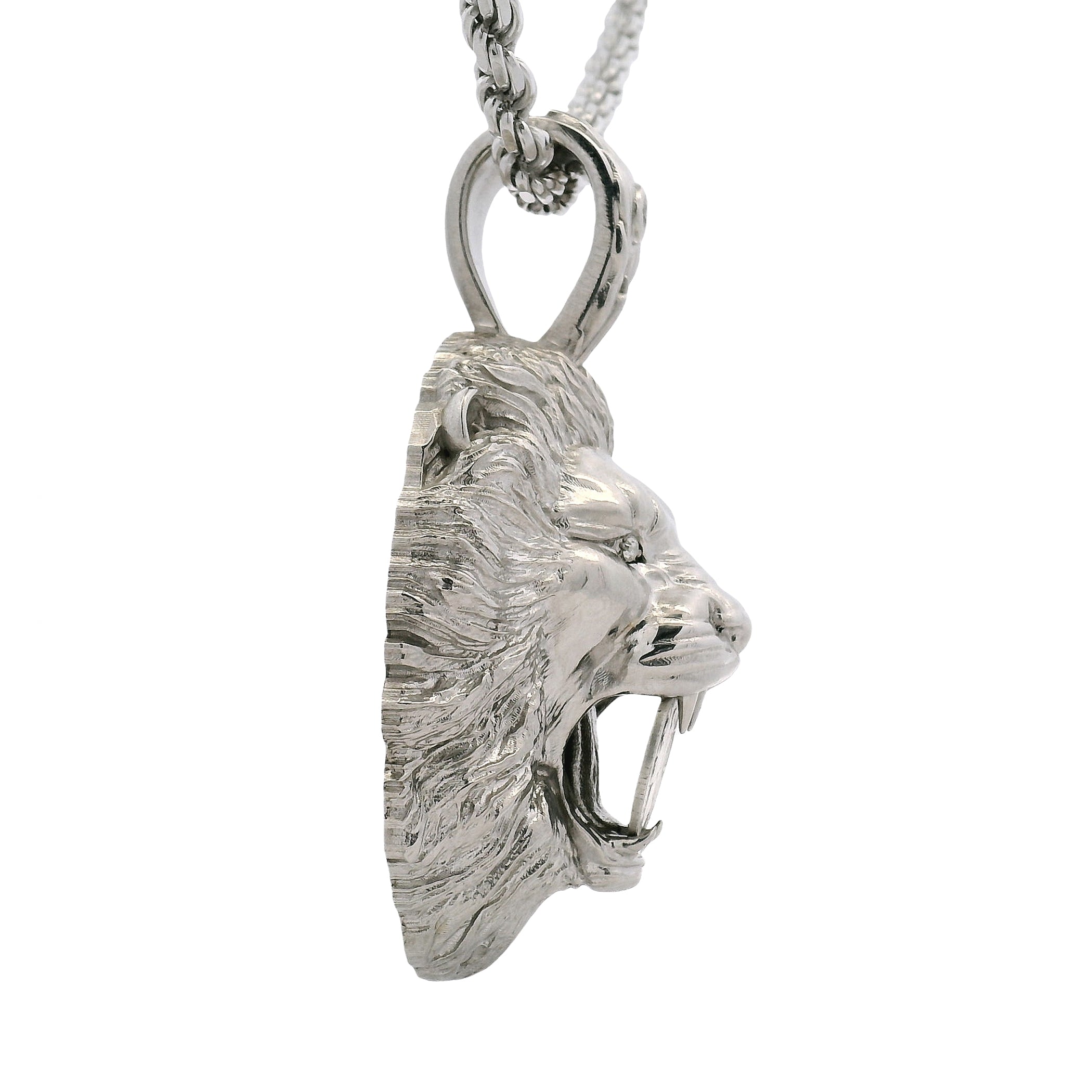 Limited Edition U.S. Government Silver Lion Pendant Set 70964