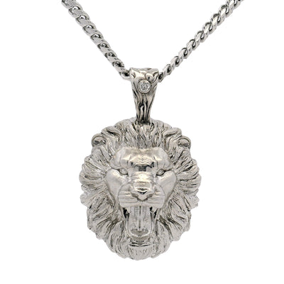 Limited Edition U.S. Government Silver Mini Lion Pendant Set 70965