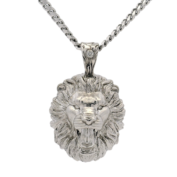Limited Edition U.S. Government Silver Mini Lion Pendant Set