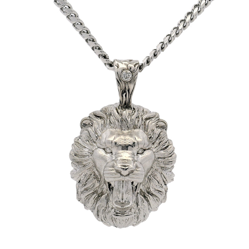 Limited Edition U.S. Government Silver Mini Lion Pendant Set 70965