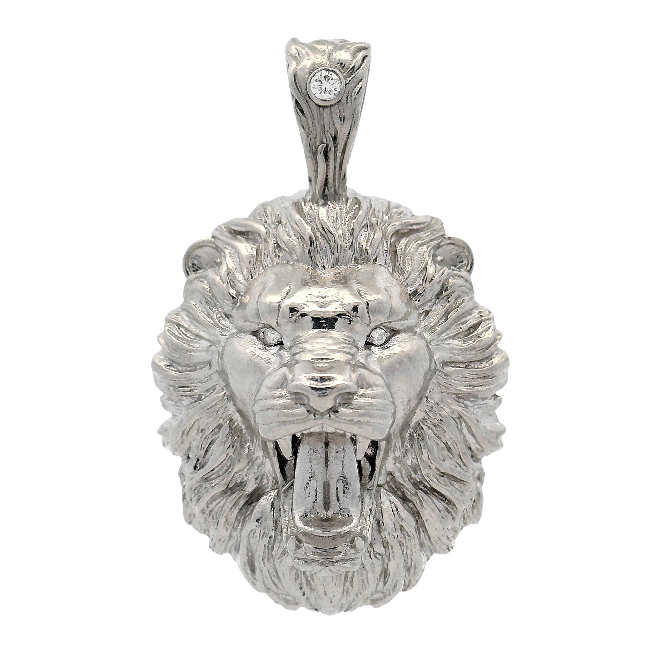 Silver Mini Lion Pendant Set, Limited Edition | TraxNYC