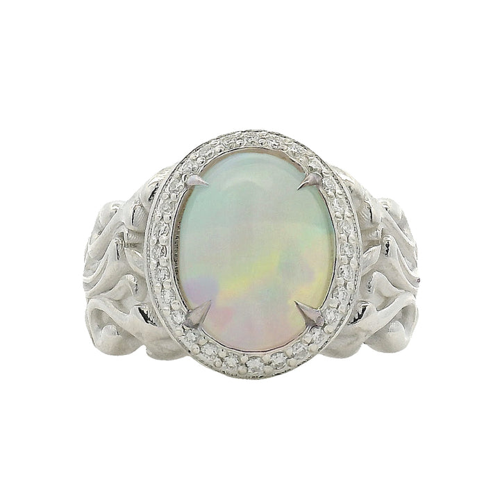 Diamond Starry Night Ring in .925 sterling silver