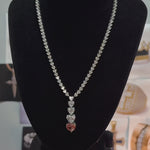 Heart Cascade Diamond Lariat Necklace 71630