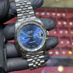 2020 Rolex DateJust 41mm | Oystersteel | Blue Roman Dial | REF: 126334