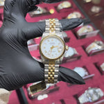 Rolex DateJust 31mm | Two Tone Yellow Gold | "White Roman" | 68273