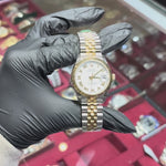 2025 Rolex DateJust 31mm | Two Tone Yellow Gold | White Roman Dial | 278273