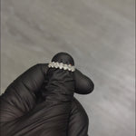 Half Eternity Oval Diamond Wedding Band 71364