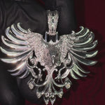 .925 Silver Vulture Pendant 68740
