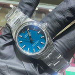 2026 Rolex Oyster Perpetual 31mm | Oystersteel | Medium Blue Dial | REF: 277200