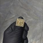 14K Gold Pyramid Evil Eye TraxNYC Ring 66368