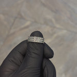 3 Row Princess Cut Diamond Ring 71107