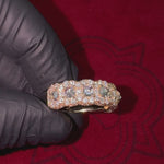 25 Pointer Upside Down Asscher Diamond Band 70833