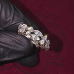 Marquise and Round Diamond Eternity Band 70819