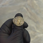 Circular Mens Ring With Jesus Head 71015