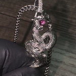 .925 Silver Mini 3D Dragon Pendant Set 70184