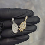 14K Gold Hamsa Diamond Pendant 66169