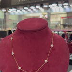 Rose Pearl Chain Necklace 71308