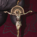 10K Gold Jesus Pendant L 57109