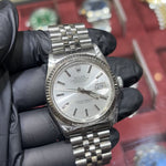 Rolex | DateJust 36mm | Oystersteel | Silver Stick Dial | REF: 16014