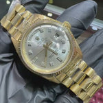 Rolex Day-Date 36mm | 18K Yellow Gold | Silver Diamond Dial