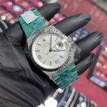2026 Rolex Land-Dweller 40mm | Oystersteel / 18K White Gold | White Honeycomb Dial | 127334