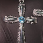 Rhodolite Sanctity Cross Pendant 69603