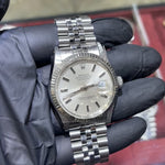 Rolex DateJust 36mm | Silver Stick | Fluted Jubilee | REF: 16014