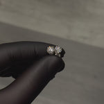 .925 Silver Diamond Earrings 1.60 Ctw 71506