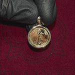 Plain Frame 1/10 Oz Liberty Coin Pendant 68520