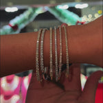 Flexible Diamond Bangle Bracelet 69835