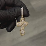 Large Thorned Fleur de Liscross Pendant 71315