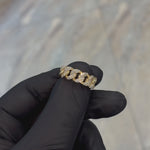 14K Gold Lite Lab-Grown Diamond Cuban Ring 71678
