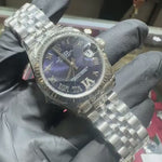 2017 Rolex DateJust 31mm | Oystersteel | Purple Roman Diamond Dial | REF: 178274