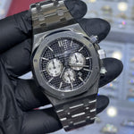 Audemars Piguet Royal Oak Chronograph 41mm | Stainless Steel | Black Tapisserie Dial | REF: 26331ST 71584