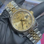 Rolex DateJust 36mm | Two Tone Yellow Gold | Diamond Computer Dial | REF: 116233