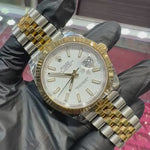 2023 Rolex Datejust 41mm | Two-Tone Stainless Steel and 18K Yellow Gold | White Stick Dial | REF: 126333