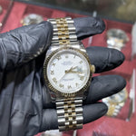 2013 Rolex DateJust 41mm | Two Tone Yellow Gold | White Roman Dial | REF: 116233