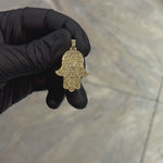 14K Gold Hamsa Pendant 67706