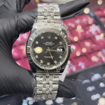2017 Rolex DateJust 41mm | Oystersteel | Black Diamond Dial | 126334