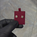 Asscher Cut Diamond Earrings 69432