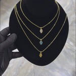 Custom Cut Diamond Hamsa Pendant 70881