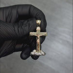 Three Tone Savior Crucifix Pendant 71372