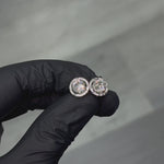 Halo Portuguese Cut Diamond Studs 70866