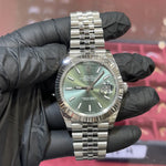 2026 Rolex DateJust 41mm | Oystersteel | Green Stick Dial | REF: 126334