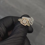 18K Gold Baguette Diamond Engagement Ring 67635