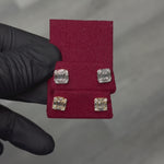 18K Gold Baguette Diamond Earrings 66732